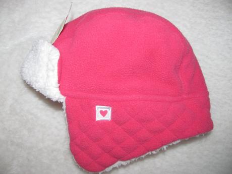 Dívčí fleecová ušanka s beránkem v.12-18 měs., george,86