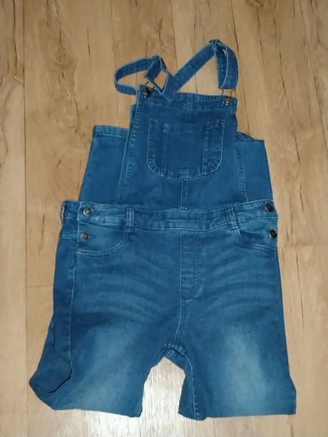 Džínové kalhoty s laclem vel.152, pepperts,152