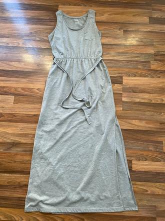 Maxišaty s páskema rozparky, vel m 40/42 cca m-xl, esmara,l