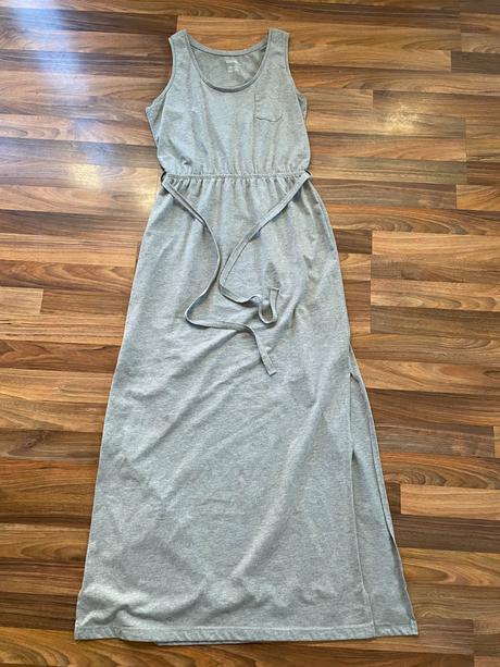 Maxišaty s páskema  rozparky, vel m 40/42 cca m-xl, esmara,l
