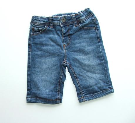 P468 riflové kraťasy skinny vel. 98, denim co,98