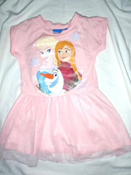 Bombastické šatečky frozen - ledové království, disney,92
