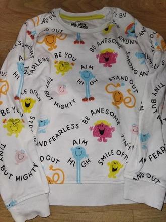 Mikina se smajlíky 122, marks & spencer,122