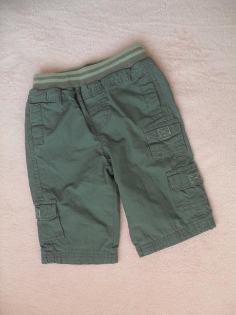 Plátěné podšité kalhoty, bambini,68