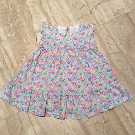 Bavlněné šatičky s kytičkami zn. f&f, f&f,68