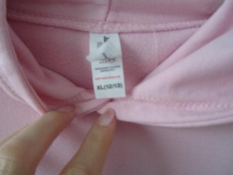 Růžová mikina s kapucí scootering, 152