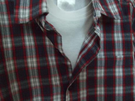 Modro-červeno-biela károvaná košeľa, f&f,128