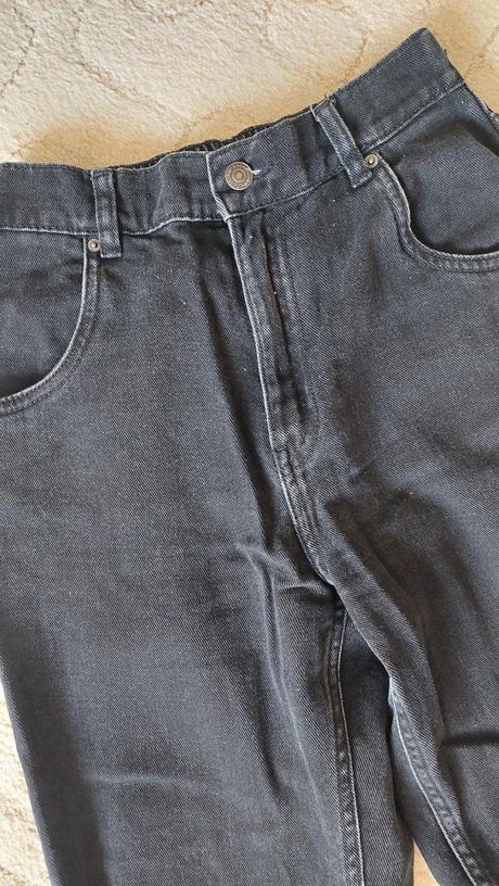 Černé rifle joggers, sinsay, vel. 36/s, sinsay,s