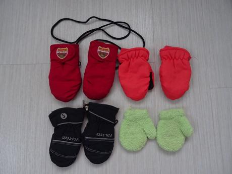 4x dětské rukavice 1-2 roky, 86