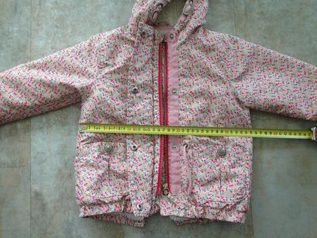 Bunda next růžová myšky ptáček jaro 2roky kapuce, next,92