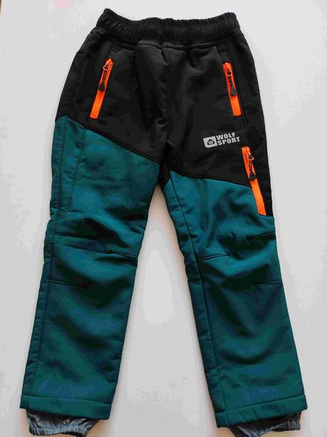 Softshellové zimní kalhoty chlapecké wolf 98/104, wolf,104