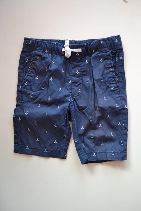 Bermudy pro malé námořníky, h&m,110