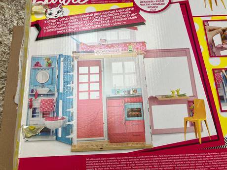 Barbie dům skládací 2v1, 