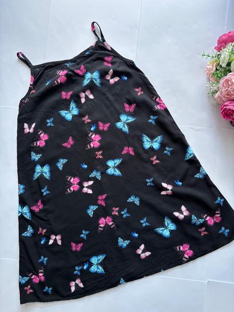 Ob/ tunika s motýly- v.7/8 let, f&f,128