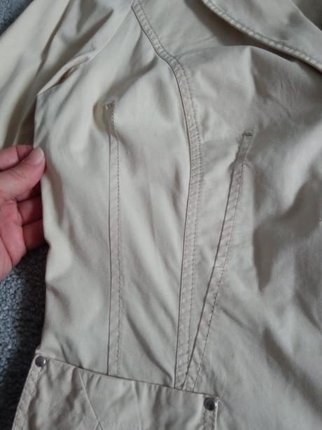 Plátěné sako s 3/4 rukávem, vel.44, xxl