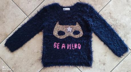 Svetr s flitry, h&m,110