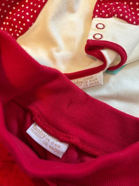 Lindex vánoční souprava body+sukně + čepice h&m, v, 62 / 68