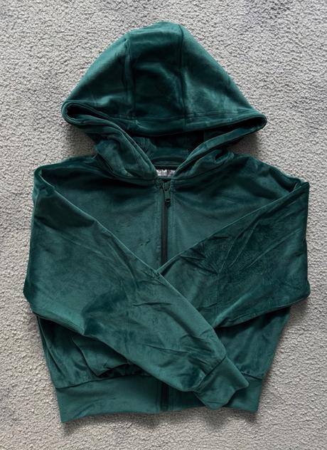 Sametová zelená mikina pepco, vel. 134/140, pepco,134