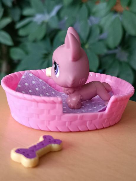 Lps pejsek + pelíšek + deka + kost,