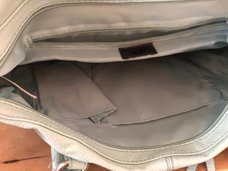 Svetle modra h&m kabelka, h&m