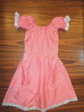 Karneval - šaty červená karkulka 158/164,