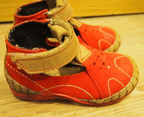 Dívčí kožené boty, polobotky essi vel.21, essi,21