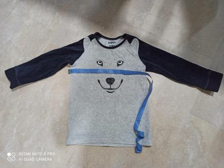 Sametová mikina tchibo, tchibo,110