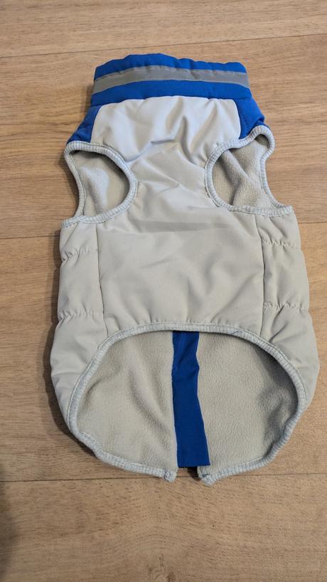 Ka485 teplá psí bunda vel. xl, délka zad 42 cm,