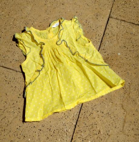 Plátěná halenka /tunika /tričko /košilka s volánky, 74