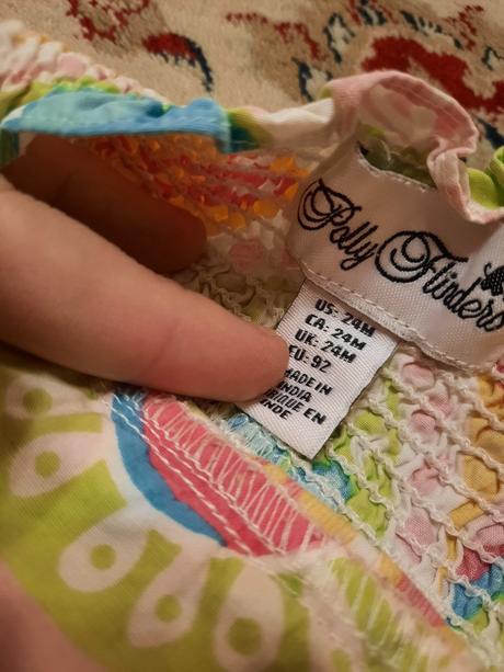 Barevné šatičky, tunika, 92