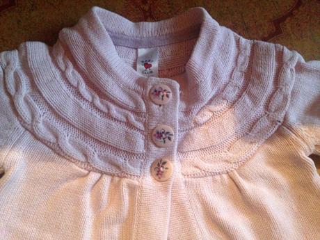 Dívčí svetýrkové bolerko vzor a květy, baby club,86