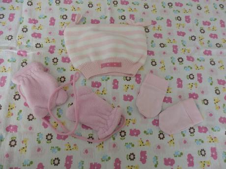 Čepice + 2x rukavičky, vel. 0-3 m, 62