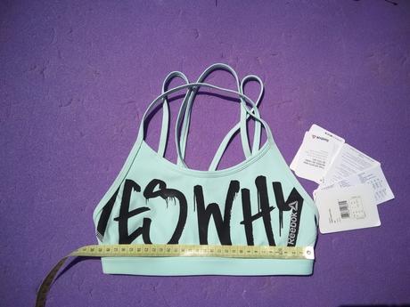 Nová mint sportovní podprsenka reebok - vel. xs, reebok,xs