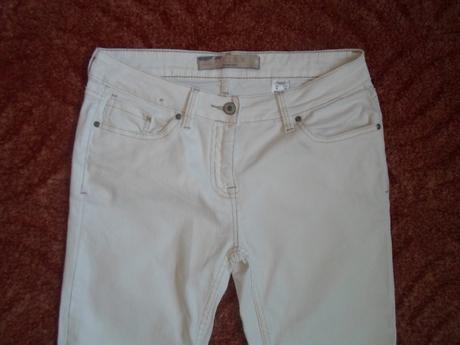 Bílé kalhoty rifle džíny ankle slim 8r next, next,36