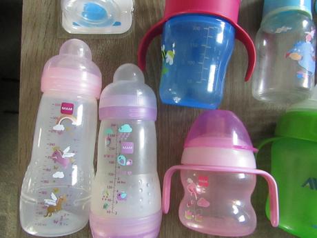 Kojenecké lahve-učící hrníčky zn.mam,avent,nuk, mam