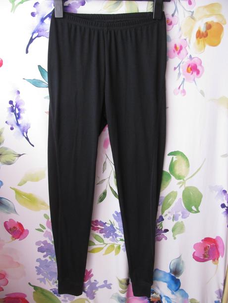 Černé pružné podvlékací legíny tchibo, tchibo,s