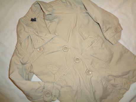Luxusní béžový kabát od jara do podzimu, zara,98
