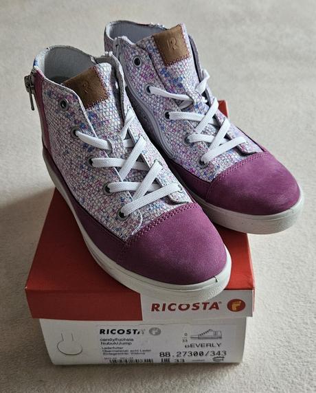 Nové dívčí kotníčkové boty, vel.33, zn.ricosta, ricosta,33