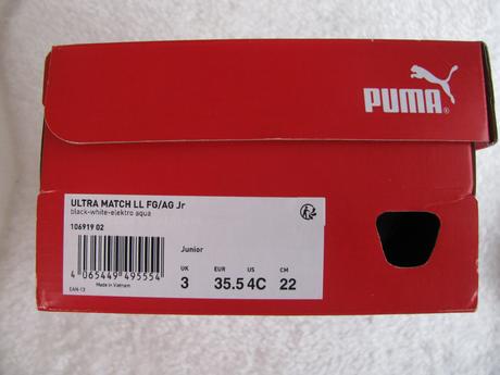 Dětské beztkaničkové kopačky puma ultra match, puma,36