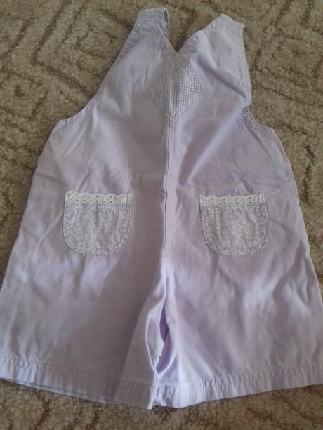 Kraťásky s kšandami na miminko, 62