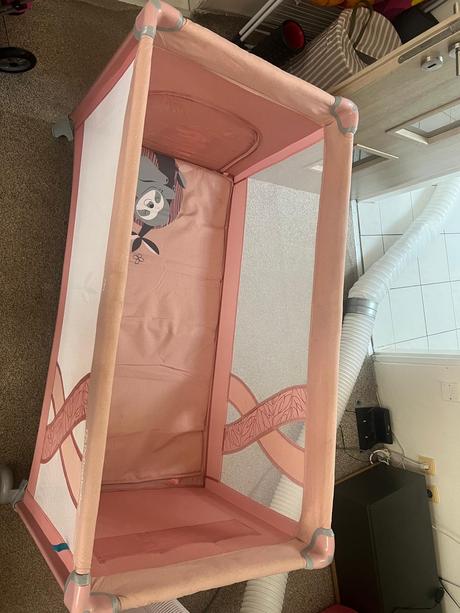 Babylove cestovní dětská postýlka jako nová, šířka (cm): 65,délka (cm): 120