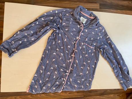 Košile / pyžamový kabátek s koníky, vel xxs/xs, lo, xs