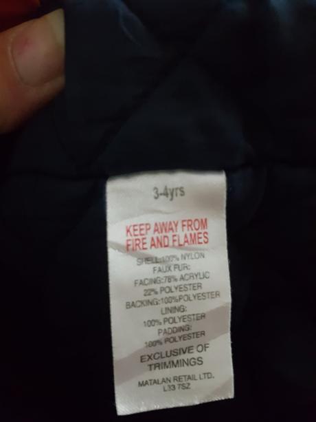 Krásná zimní bunda vel. 3-4 roky., 98