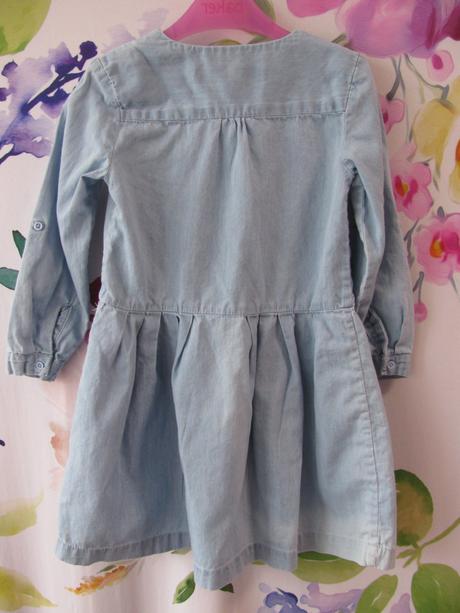 Dívčí šaty z tenké letní džínoviny denim co, denim co,104