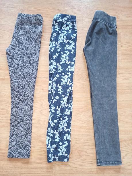 Legíny+kalhoty vel.128-140, h&m,128