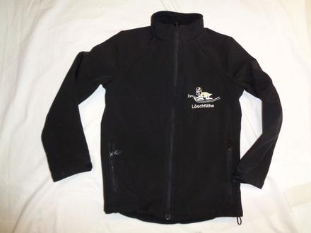 Černá softshellová bunda 146/152, 146