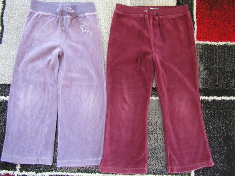 3x tepláky pro holku vel.110-1 x kalhoty od pyžama, george,110
