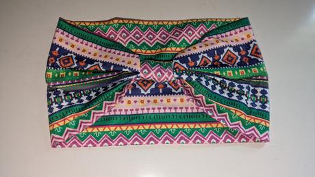 Ch18 elegantní široká boho čelenka - strečová,