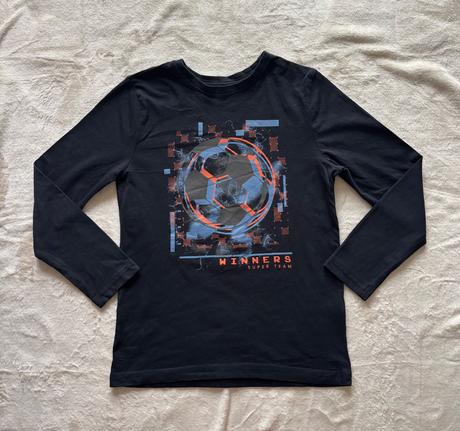 Triko černé - v.8/9 let, primark,134