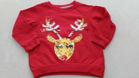 Vánoční mikina vel. 98-104, 98